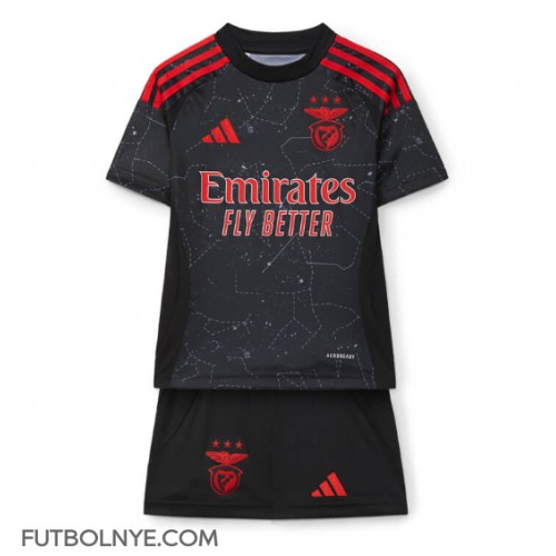 Camiseta Benfica Visitante Equipación para niños 2024-25 manga corta (+ pantalones cortos)